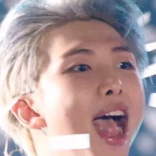 😮 RM RM, BTS, K-pop, cantante, rapero whatsapp sticker
