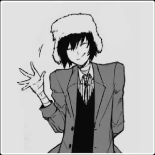 👋 Fyodor Dostoevsky Bungo Stray Dogs Anime, Mangá, Fiódor Dostoiévski, Bungo Stray Dogs, Personagem telegram sticker