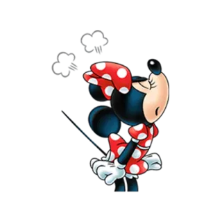😌 Minnie Mouse Cartone animato, Topo, Disney, Personaggio, Carino, Animato telegram sticker