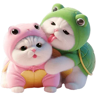 Кошачья черепара @Nyasticks2 telegram stickers