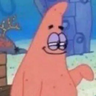 😈 Patrick Star SpongeBob SquarePants Патрик, звезда, Спанч Боб, мультфильм, смешной, персонаж, Nickelodeon telegram sticker