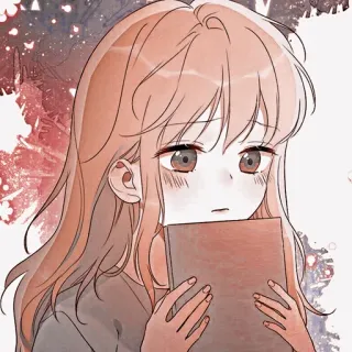 🦔 Anime, Manga, Dziewczyna, Kreskówka, Ilustracja, Kobieta telegram sticker