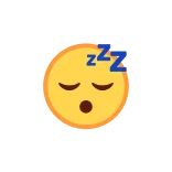 😴 ZZZ sleepy, emoji, zzz, tired, nap telegram sticker