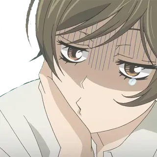 😢 Anime, Ekspresi, Sedih, Menangis, Khawatir, Air mata telegram sticker