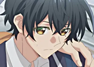 😕 Anime, Junge, Charakter, Manga telegram sticker