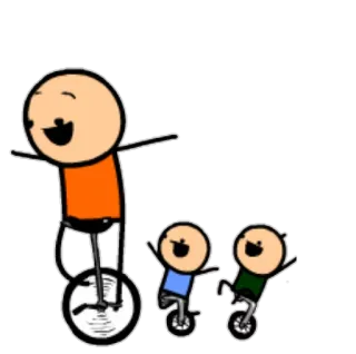 😃 การ์ตูน, Cyanide and Happiness, ตลก, คนติดดิน, ตลก telegram sticker