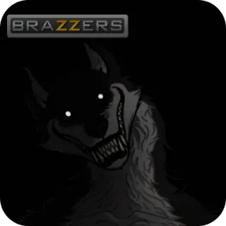 🍆 BRAZZERS wolf, horror, scary, creepy, dark, monster telegram sticker