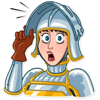 Joan of Arc telegram stickers