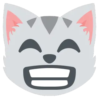 😸 Katze, Tier, Sticker, Emoji, Süß, Fröhlich whatsapp sticker