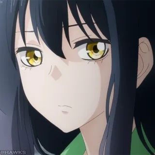 ☠️ Anime, Menina, Retrato telegram sticker