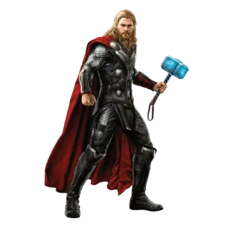⚡ Thor Thor, Marvel, Superhero, Mjolnir telegram sticker