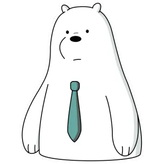 😕 Ice Bear We Bare Bears Dibujos animados, Oso, Oso polar, We Bare Bears, Lindo, Animal telegram sticker