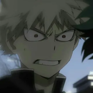 🎭 Bakugo Katsuki My Hero Academia Anime, My Hero Academia, Bakugo, Katsuki Bakugo, Manga telegram sticker