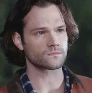 😢 Sam Winchester Supernatural supernatural, sam winchester, character, tv show telegram sticker