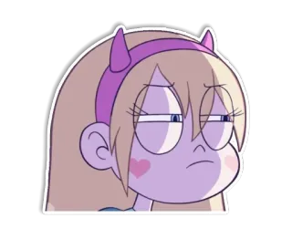 😑 Star Butterfly Star vs. the Forces of Evil การ์ตูน, สติกเกอร์, สตาร์ บัตเตอร์ฟลาย, ตลก, ประชดประชัน telegram sticker
