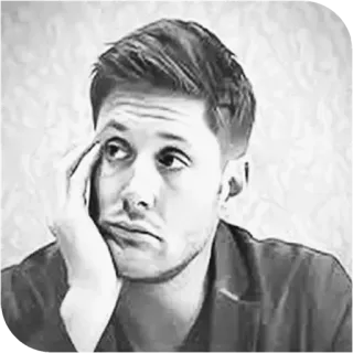 📎 Dean Winchester Supernatural tv show, supernatural, dean winchester, expression, bored, sad telegram sticker