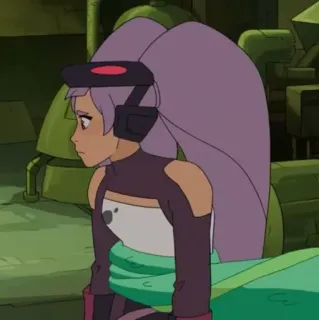 🛠 Entrapta She-Ra and the Princesses of Power cartoon, Entrapta, She-Ra, Princesses of Power, animated, character telegram sticker