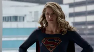 😑 Supergirl supereroe, donna, mantello, Supergirl, DC Comics, serie TV whatsapp sticker