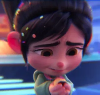 🩰 Vanellope Wreck-It Ralph dibujos animados, animado, Disney, Vanellope, ¡Rompe Ralph!, personaje telegram sticker