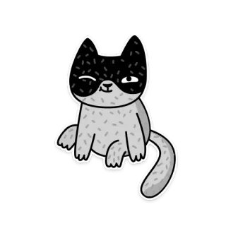 😉 고양이, 스티커, 동물, 카와이, 귀여운, 만화 telegram sticker