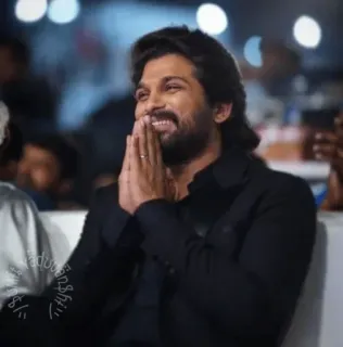 🙏 Allu Arjun actor, cine indio, bollywood, celebridad, hombre telegram sticker