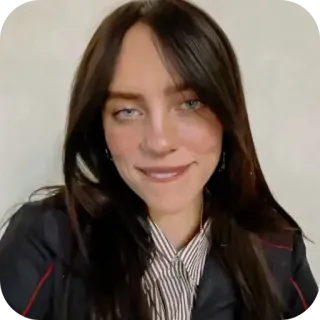 Billie Eilish by @billsiw telegram stickers