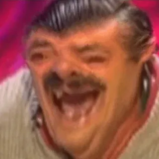 🤣 face, person, laugh, funny, meme telegram sticker