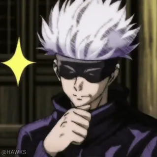 ✨ Satoru Gojo Jujutsu Kaisen Anime, Gojo, Satoru, Jujutsu Kaisen, Mangá telegram sticker