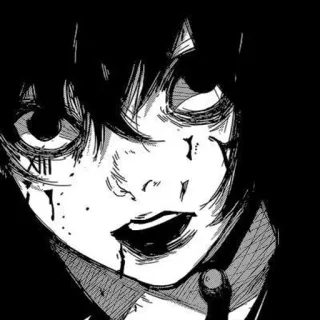 ⛓ Tokyo Ghoul anime, horror, manga, gore, blood, tokyo ghoul telegram sticker