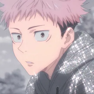 ✨ Yuji Itadori Jujutsu Kaisen Anime, Manga, Jujutsu Kaisen, Yuji Itadori, Postać, Kreskówka telegram sticker