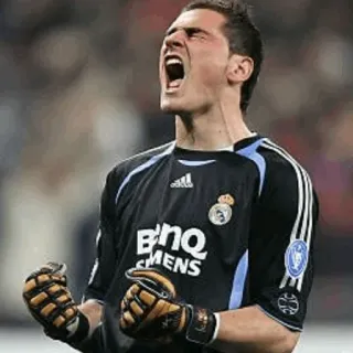 ❇️ calcio, portiere, atleta, Iker Casillas, Real Madrid telegram sticker