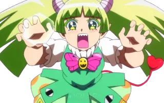 🦖 anime, demon, girl, cartoon telegram sticker