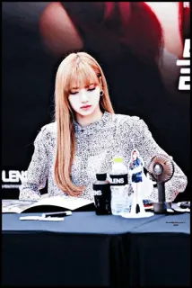 🐇 Lisa Lisa, Blackpink, Kpop, Cantora, Encontro com fãs whatsapp sticker