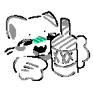 💉 cat XXX telegram sticker