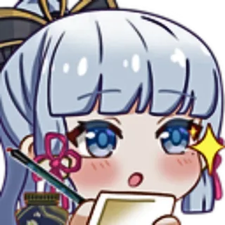 ✍️ Ayaka Genshin Impact Anime, Genshin Impact, Ayaka, Fofo telegram sticker