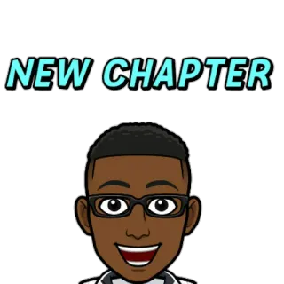 🔜 NEW CHAPTER 新章, 漫画, アバター, ポジティブ, モチベーション telegram sticker