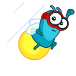 🦸‍♂️ 파리, 반딧불이, 만화, 곤충, 동물 telegram sticker