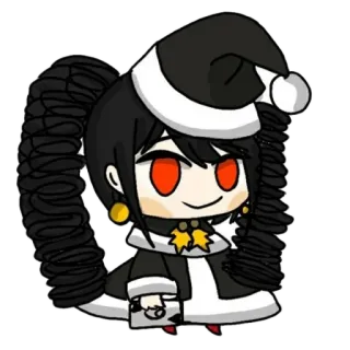 😊 Celestia Ludenberg Danganronpa Anime, Weihnachten, Chibi, Süß, Spiel, Celestia Ludenberg, Danganronpa whatsapp sticker