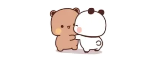 🔰 Bären, süß, Cartoon, kawaii, Freundschaft, entzückend whatsapp sticker