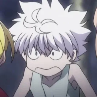 😡 Killua Zoldyck Hunter x Hunter อนิเมะ, มังงะ, คิรัวร์, โซลดิ๊ก, Hunter x Hunter, การ์ตูน telegram sticker