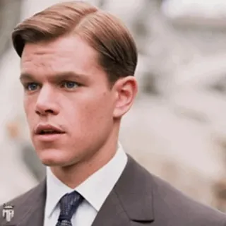 ☣ Matt Damon Matt Damon, actor, celebrity, portrait telegram sticker