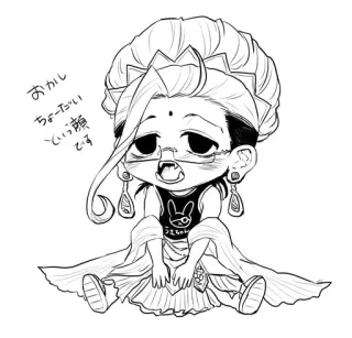 🌟 Buddha おかしい
ちょっと顔
いいっす 애니메이션, 만화, 부처, 귀여운, 치비, 그림 telegram sticker