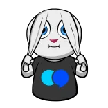 😊 animal, conejo, dibujos animados, personaje, lindo whatsapp sticker