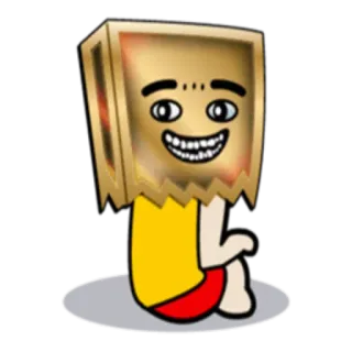 😬 cartoon, character, funny, humor whatsapp sticker