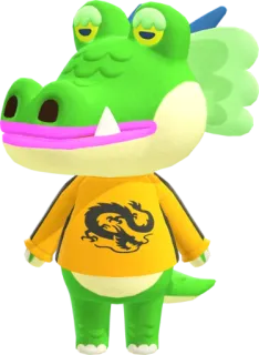 🐲 Drago animal crossing, drago, alligator, drache, videospiel charakter telegram sticker