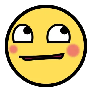 😊 Meme, Emoji, Divertente, Internet, Trollface telegram sticker