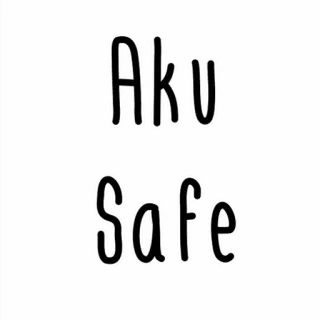 ☺️ Aku Safe sicher, aku, text, simpel telegram sticker