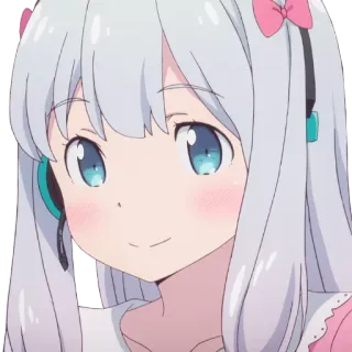 ✨ Sagiri Izumi Eromanga Sensei anime, sagiri izumi, eromanga sensei, girl, kawaii, cute telegram sticker