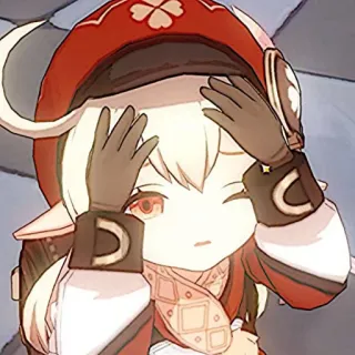 🦋 Klee Genshin Impact Klee, Genshin Impact, อนิเมะ, เกม, ตัวละคร, สีแดง, น่ารัก telegram sticker