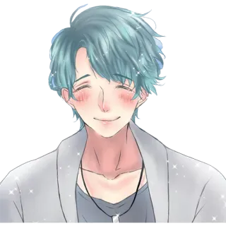 ☺️ anime, carino, sorriso, kawaii telegram sticker